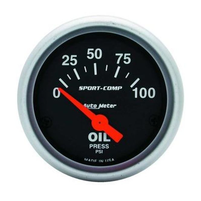 Hovedbilde 2-1/16'' Autometer Sport Comp Oljetrykk elektrisk