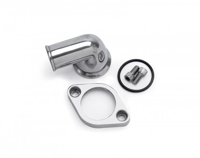 Hovedbilde TERMOSTATHUS SBC 90° SVIVEL EDELBROCK