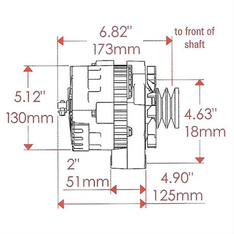 DYNAMO 12V/140A MOPAR