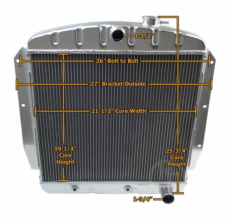 ALU-RAD 55-59 CHEVY TRUC
